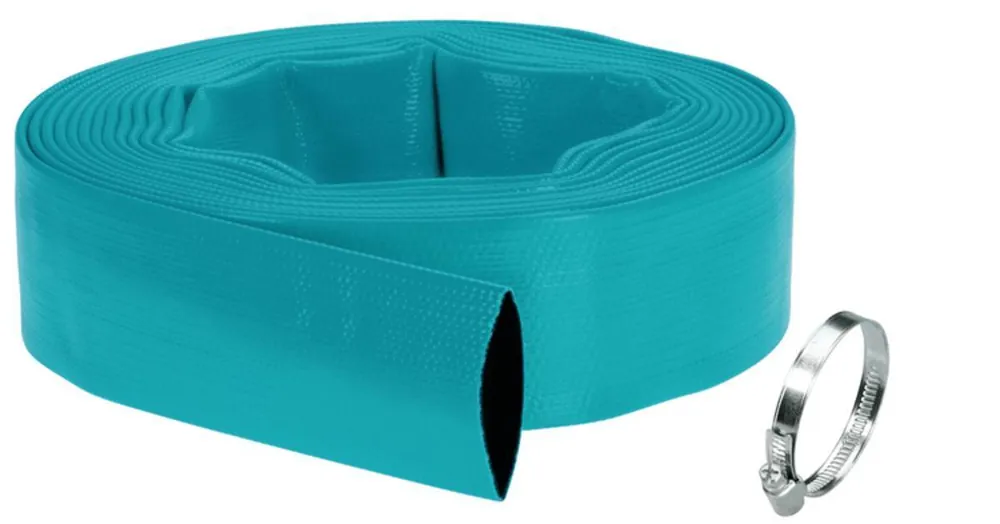 Gardena Flachschlauch-Set 10 m, 38 mm 1 1 2", witterungs- & UV-beständig, Erweiterungs-Set Super-Preis