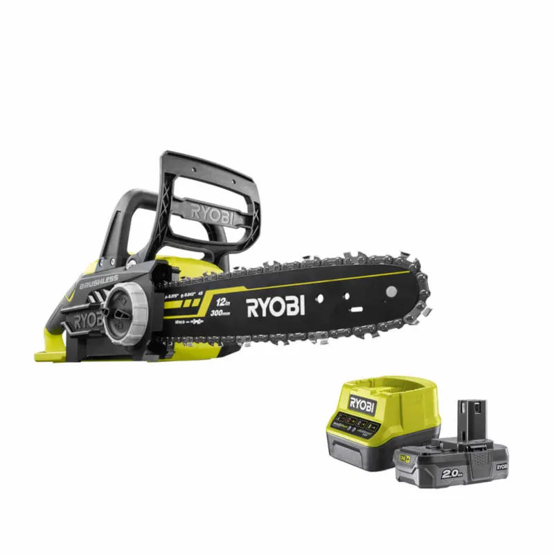 Neuheit Ryobi Akku-Kettensäge ONE+ 18 V, Set mit Akku, Zweihandgriff, OCS1830