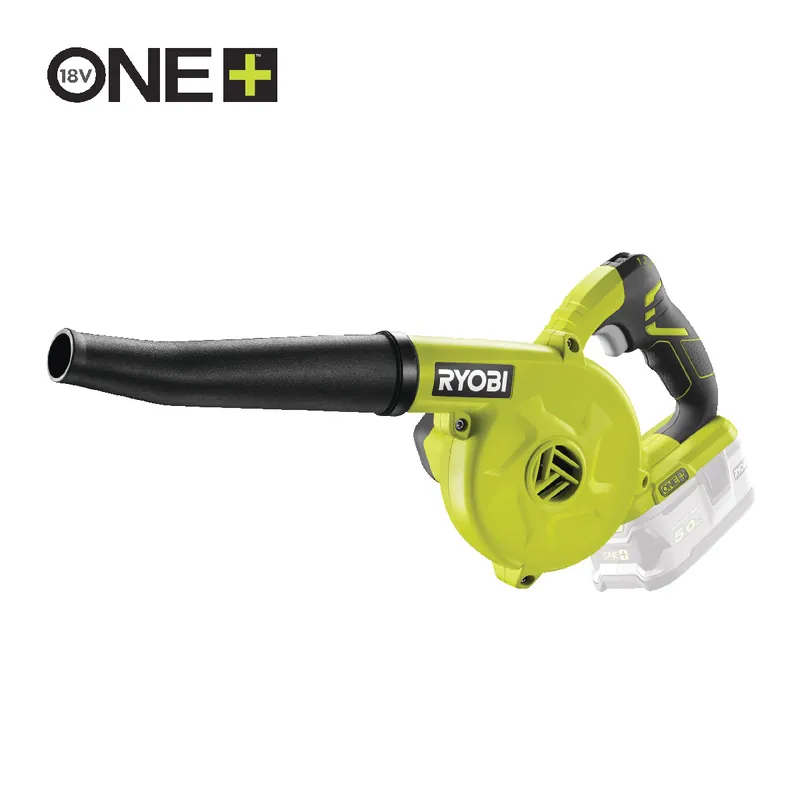 Expressversand Ryobi Akku-Gebläse 18 V ONE+, Laubbläser mit 2,9 m³/min Luftvolumen, ohne Akku & Ladegerät, R18TB-0