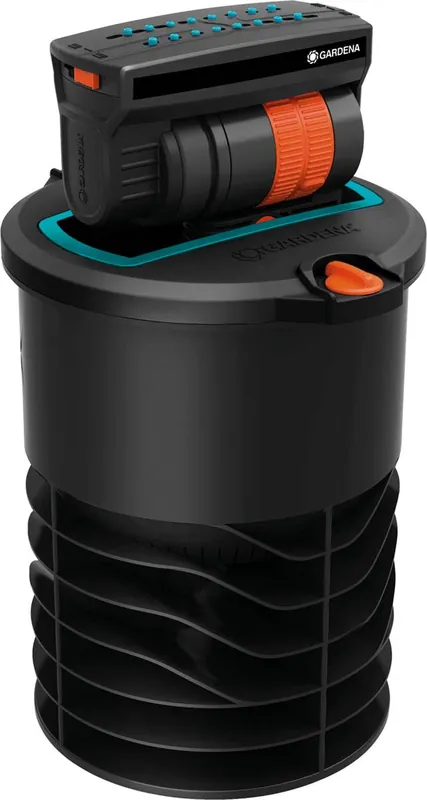Gardena Sprinklersystem Versenk-Viereckregner OS 140, für Flächen bis 140 m², bis 15 m Reichweite Abverkauf