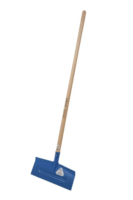 Bestpreis Offner Stahlschieber L311000, 50 cm, Schnee- & Eisscharre, Stahlblech, Robuster Hartholzstiel