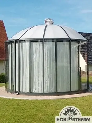 Hoklartherm Beschattung -SEITE- für Pavillon Rondo "HOKLAR-Sun" Finale Aktion