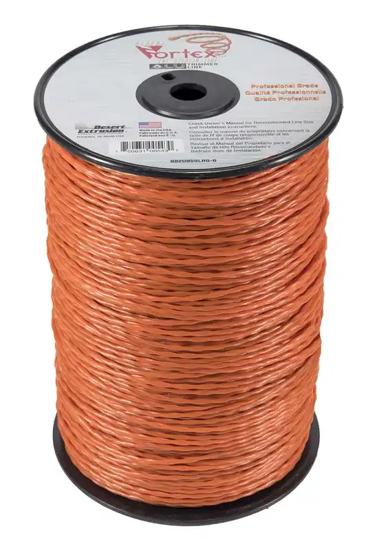 Aktuell Votex Alu Trimmerfaden Mähfaden 3,3mm 182,9M Spiralform Orange