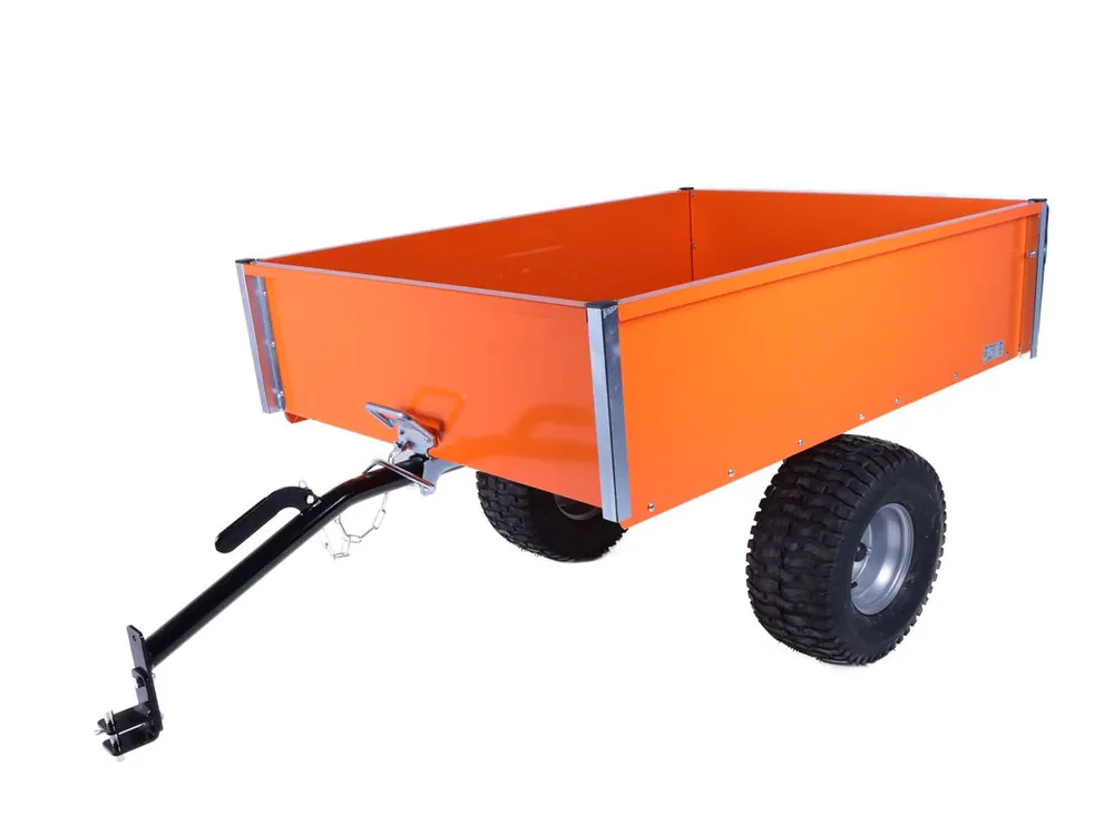 Nur Heute Vares TR 220S Anhänger Verzinkt (Orange) Tragfähigkeit 400 kg