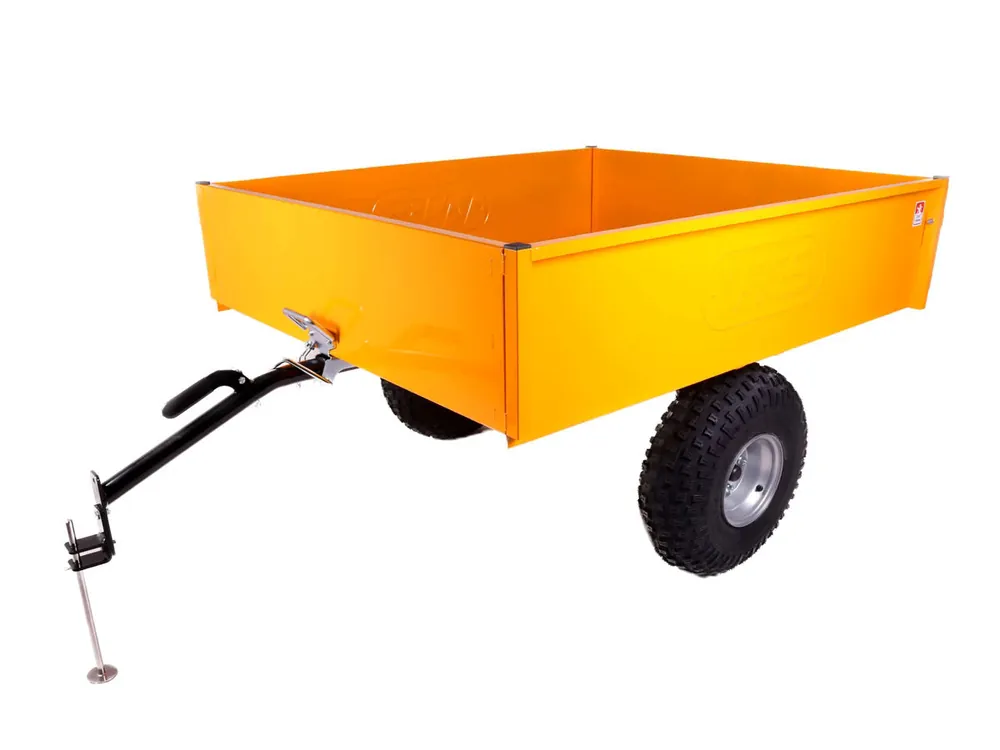 Geprüft Vares TR 350-7 Anhänger (Gelb) Tragfähigkeit 400 kg