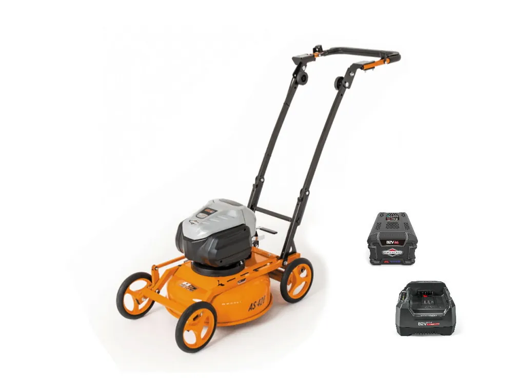 Zertifiziert AS-Motor AS 420 E-ProClip Akku-Rasenmäher Set