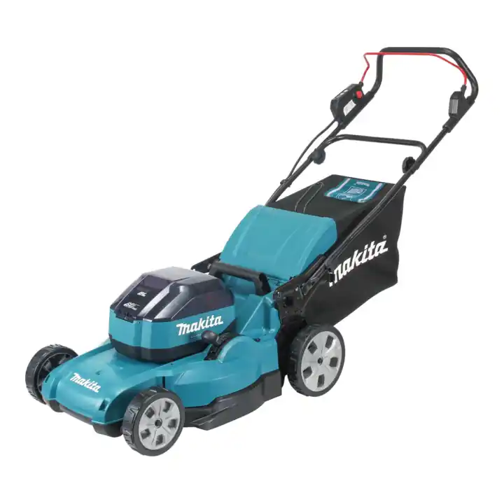 Geprüft Makita Akku-Rasenmäher 64V max. / 4,0 Ah, 1 Akku + Ladegerät