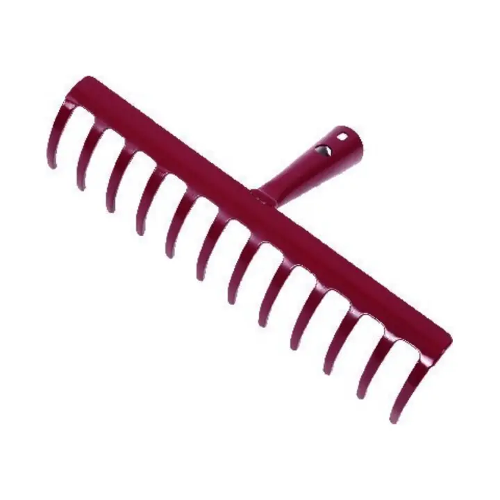 Saisonangebot floraworld Gartenrechen 12 Zinken o.Stiel