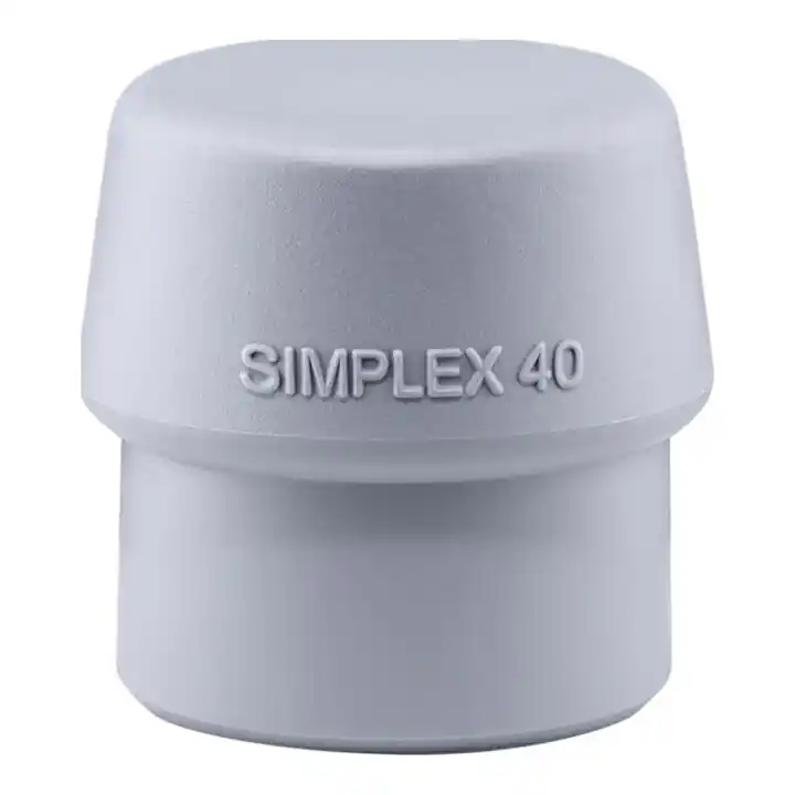 Halder Schonhammerkopf SIMPLEX Kopf-D. 40mm TPE-mid grau mittelh. Solange Der Vorrat Reicht