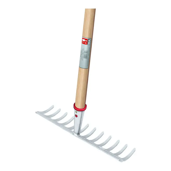 Gartenrechen Arbeits-B.372mm 14 Zinken m.konischer Dülle,o.Stiel IDEAL Wochenendangebot
