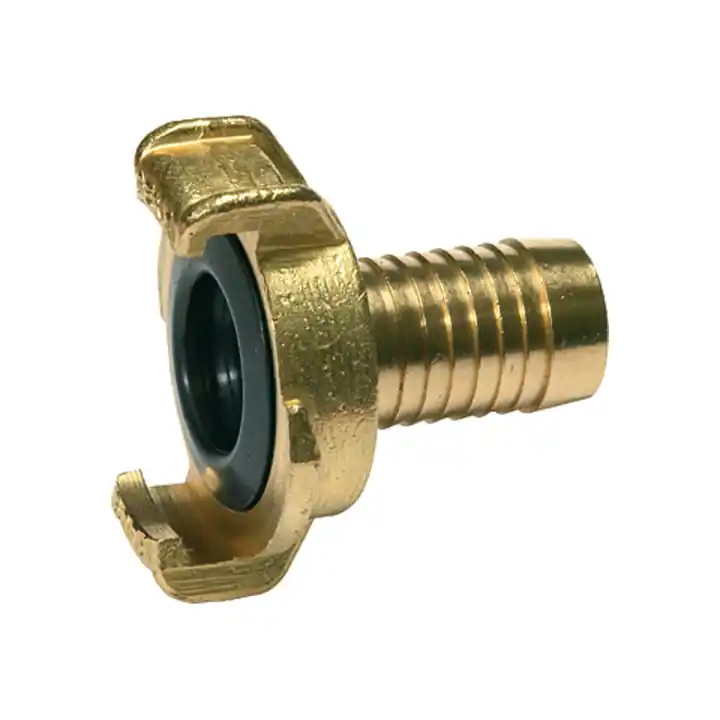 Zertifiziert Riegler GEKA-Schlauchstück, starr, Messing blank, Anschluss LW 19