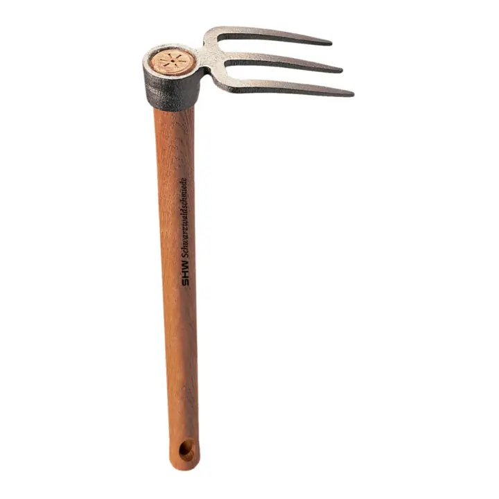 SHW Rex-Häckchen m. 3 Zinken mit Stiel 40 cm lang Solange Der Vorrat Reicht