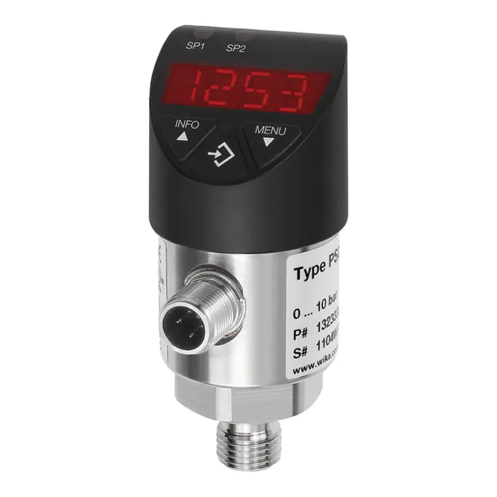Riegler Elektr. Druckschalter, Digitalanzeige, M12x1, G 1/4, 0-2,5 bar Günstig