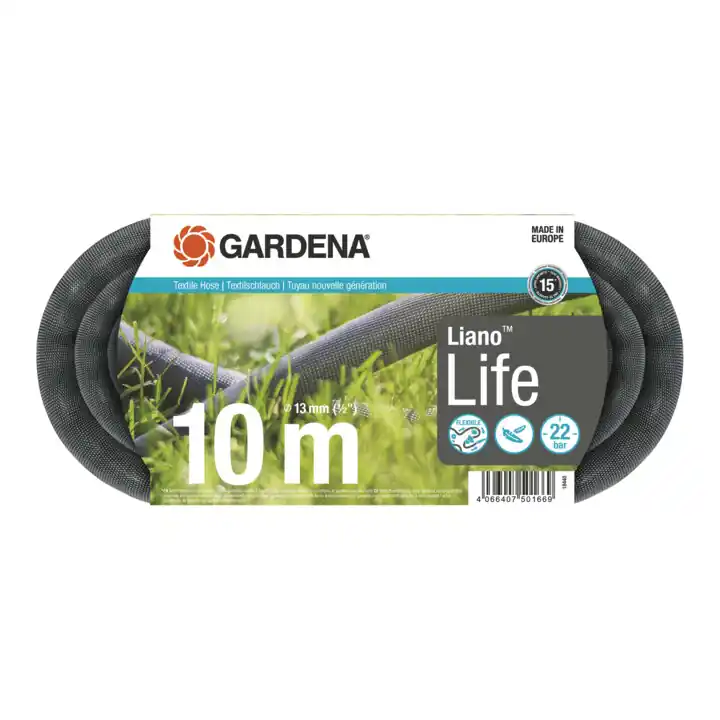 GARDENA Textilschlauch Liano™ Life 1/2", 10 m Knallerangebot