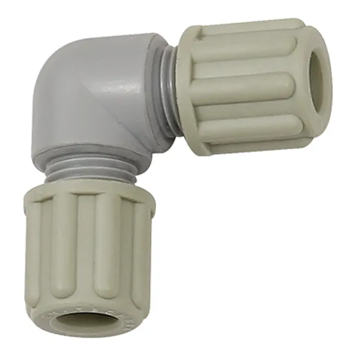 Letzte Chance Riegler Winkel-Schlauchverbindung, für Schlauch 9/12 mm, PA