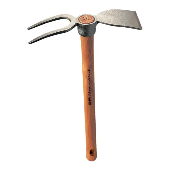 SHW Rex-Häckchen m.Breitblatt 2 Zinken, mit Stiel 40 cm Top-Angebot