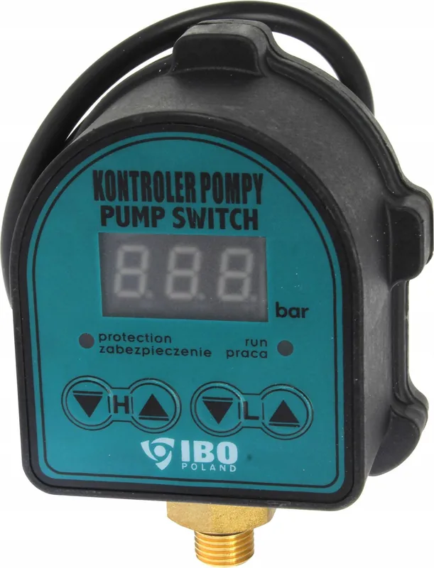 Markenprodukt IBO, Druckschalter DIG-IBO 1 - Elektronisch - 230V - Mit Sicherheitsfunktionen - Digitales Display