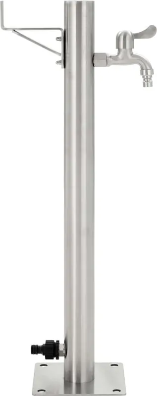 vidaXL Garten-Wassersäule Edelstahl Rund 65 cm Preisknaller