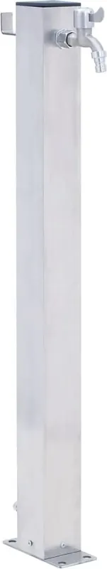 Wassersäule für den Garten 40 cm Edelstahl Quadratisch Angebot