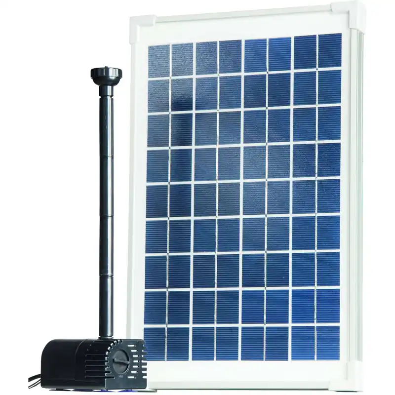 Ausverkauf HEISSNER SP610-00, Boosterpumpe, 10 W, Solar, 610 l/h, Schwarz, Weiß