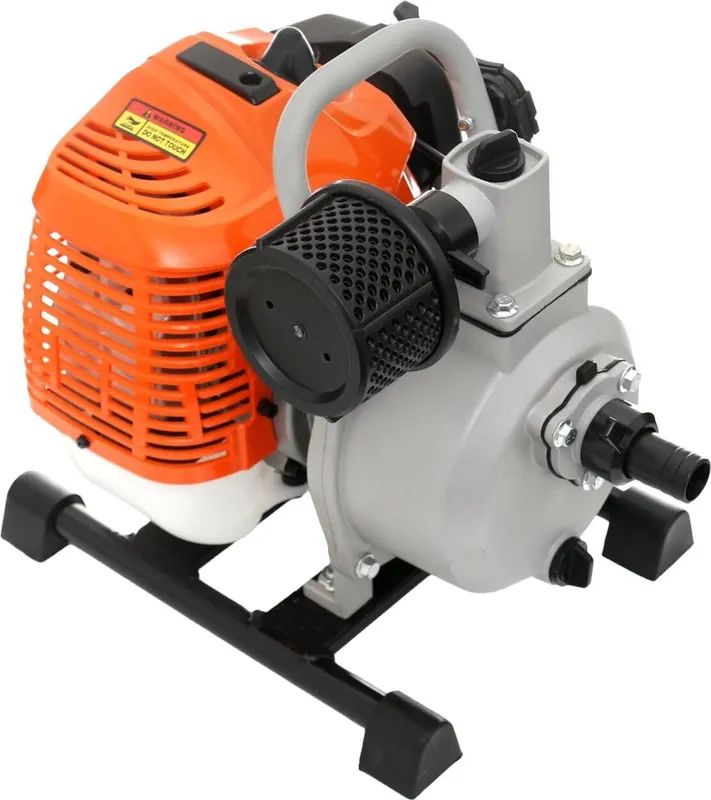 Geprüft KRAFT&DELE Benzin Schmutzwasserpumpe, 1" Zoll, 2km, Wasserpumpe, Gartenpumpe