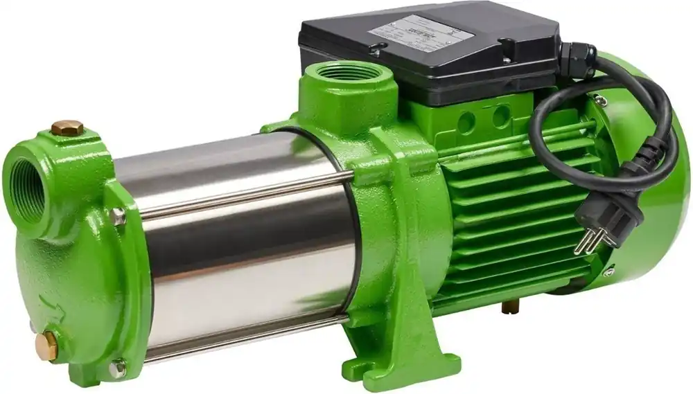 Schneller Versand CHM GmbH® Kreiselpumpe Edelstahl 1100 Watt 8700 L/h Gartenpumpe 5 Bar Druck