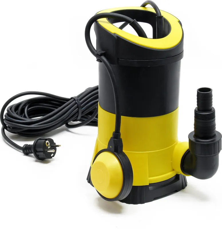 Nur Heute Wiltec Schmutzwasserpumpe 7.000l/h mit 400W, max. Förderhöhe 7,5 m, Fremdkörper bis Ø 5 mm