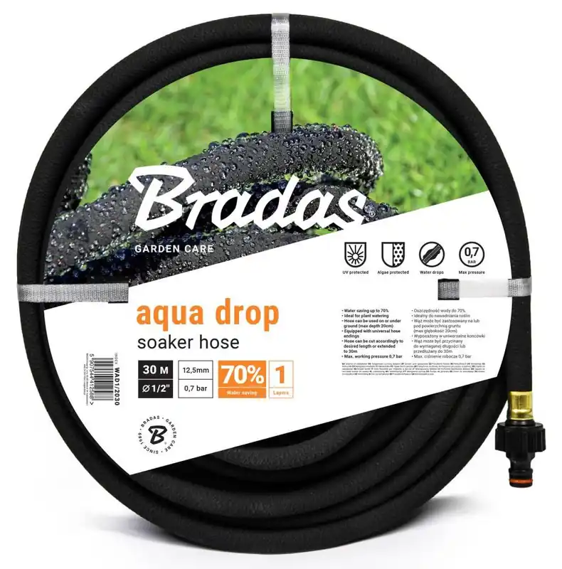 Begrenztes Angebot Bradas WAD1/2030, 30 m, Gummi, 1,27 cm
