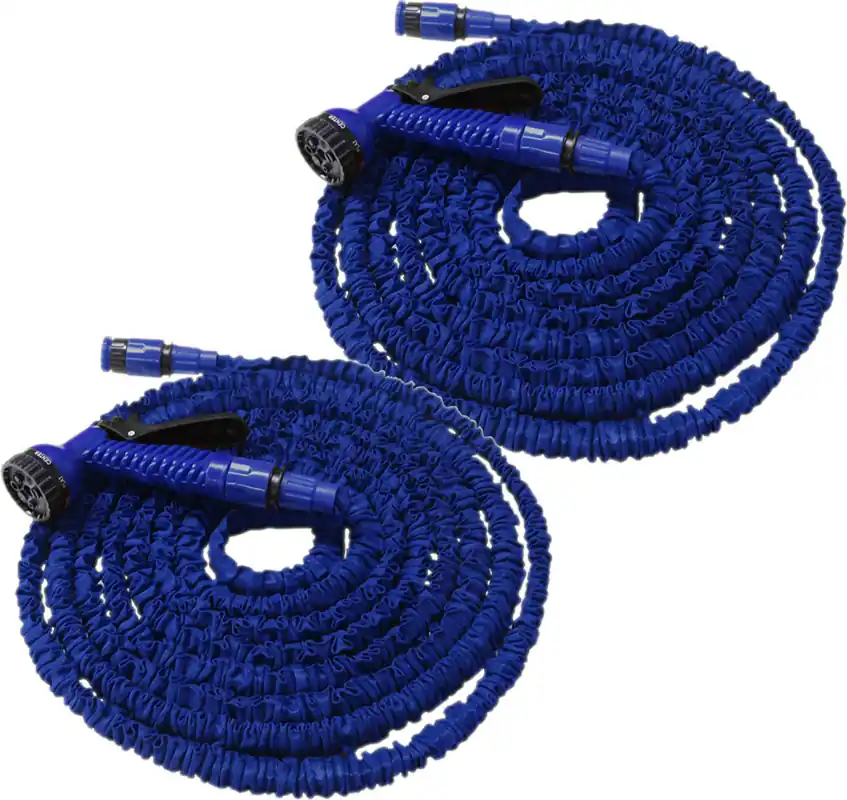 Günstig Flexibler Gartenschlauch Flexischlauch Schlauch 2 x blau 30m