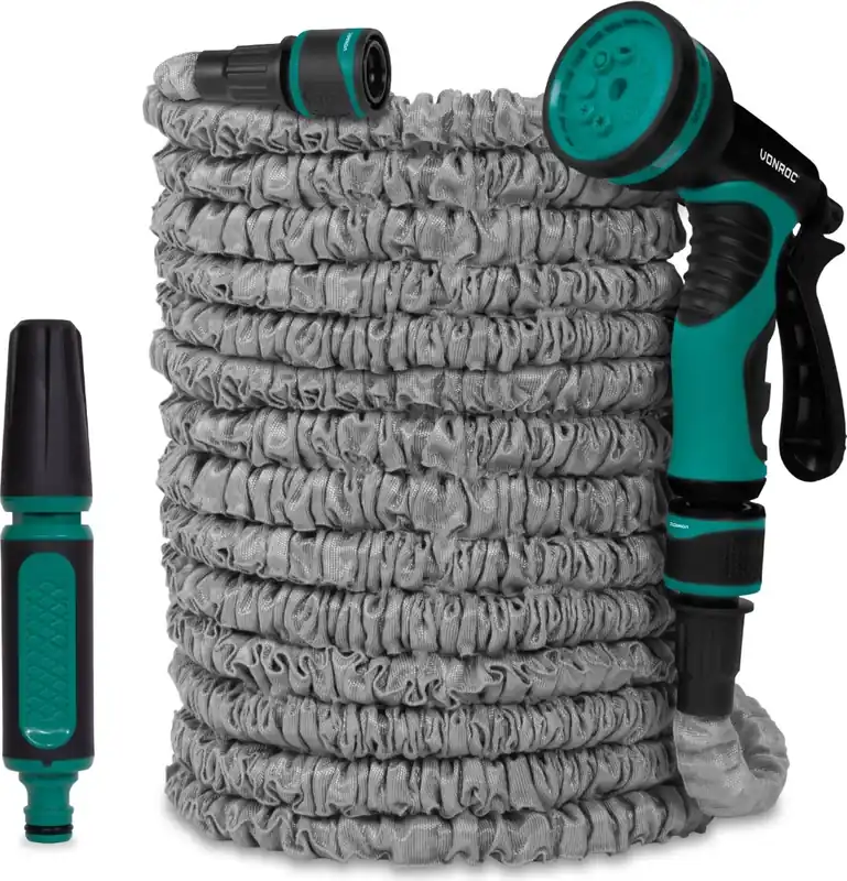 Zertifiziert Vonroc Gartenschlauch 30 Meter, flexibler Wasserschlauch - Flexschlauch