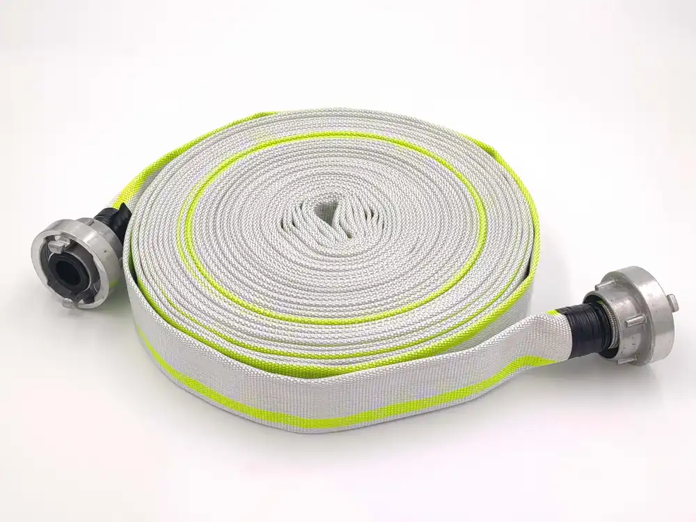 Letzte Chance 1 Zoll D-25 - 20 Meter Industrieschlauch Feuerwehrschlauch Bauschlauch Flachschlauch Schlauch mit Storz-Kupplung