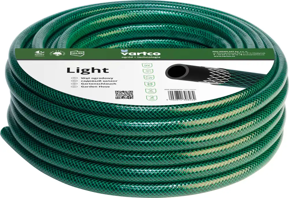 Must-Have 3-lagiger Wasserschlauch Gartenschlauch Schlauch Gartenbewässerung Flexibel Flexischlauch Polyester-Kreuzgeflecht UV-beständig 25 Bar 1/2" 25m