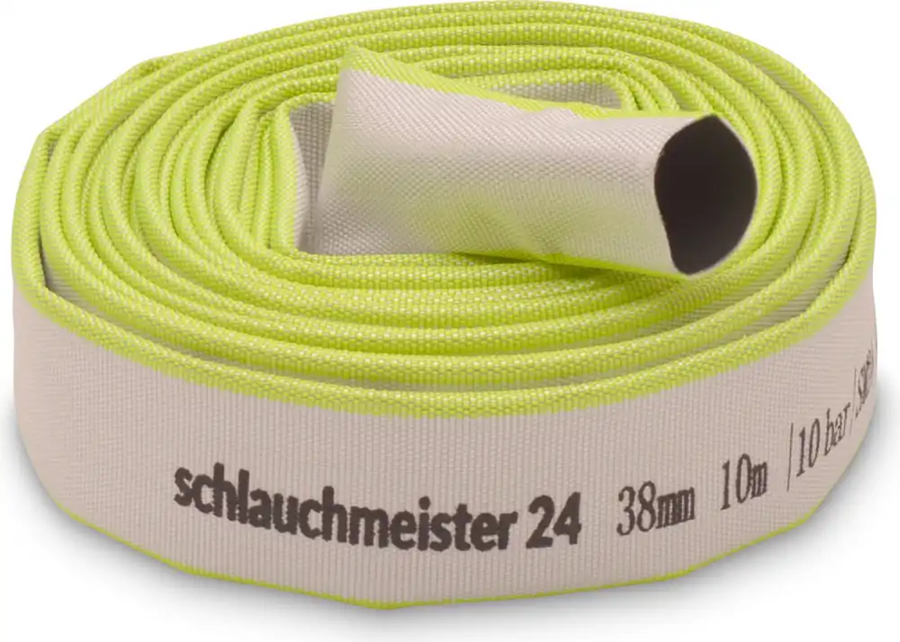 Schnäppchen Ø 1 1/2 Zoll - 38 mm, 10 Meter Industrieschlauch Bauschlauch Flachschlauch