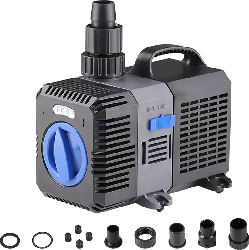 Neu MIAJARD 8000L/H 70W Eco Teichpumpe Filterpumpe Bachlaufpumpe Wasserpumpe Koiteich Bachlaufpumpe CTP-8000