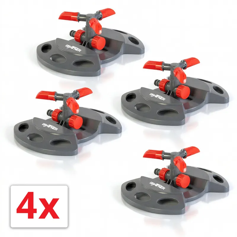 Grafner® 4er Set Rasensprenger Kreis- und Sektorenregner RS10823 Billig