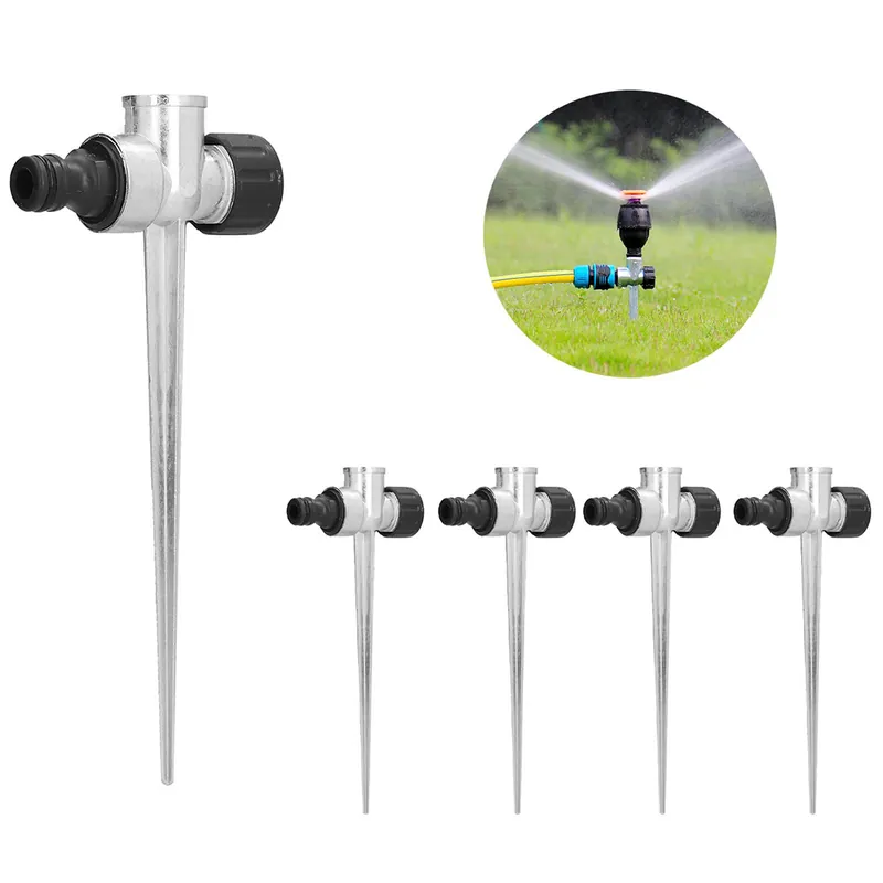 Versand Am Gleichen Tag Rasensprenger, 5pcs Sprinklerkopf, Bewässerung Sprayer, 1/2inch Innengewinde Seite Außengewinde Schnittstelle Metall Rasen Wasser, Gartenbewässerung