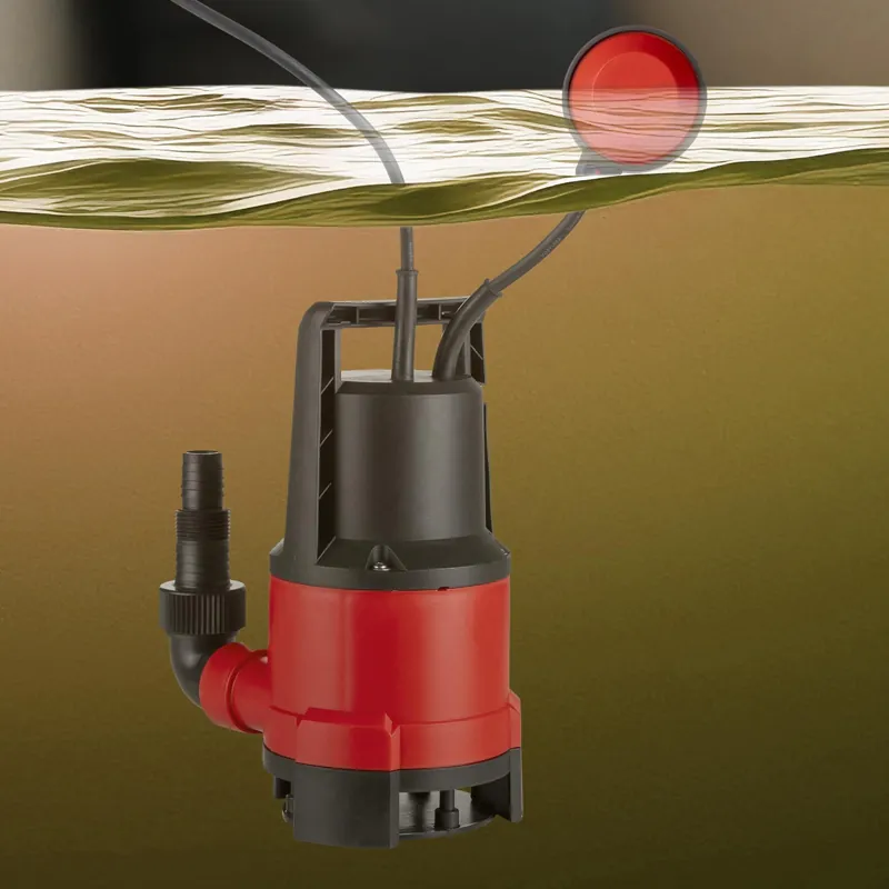 Schmutzwasserpumpe mit Schwimmer 8000 l/h Schmutzpartikel bis 25 mm Ausverkauf