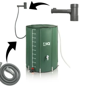 4iQ Faltbarer Garten Regenwassertank 1000 L mit Regenwasserauffangsystem Sonderaktion
