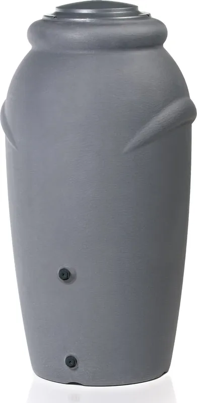 Regentonne Amphore BOLOGNA 210 Liter grau inkl. Hahn Neu