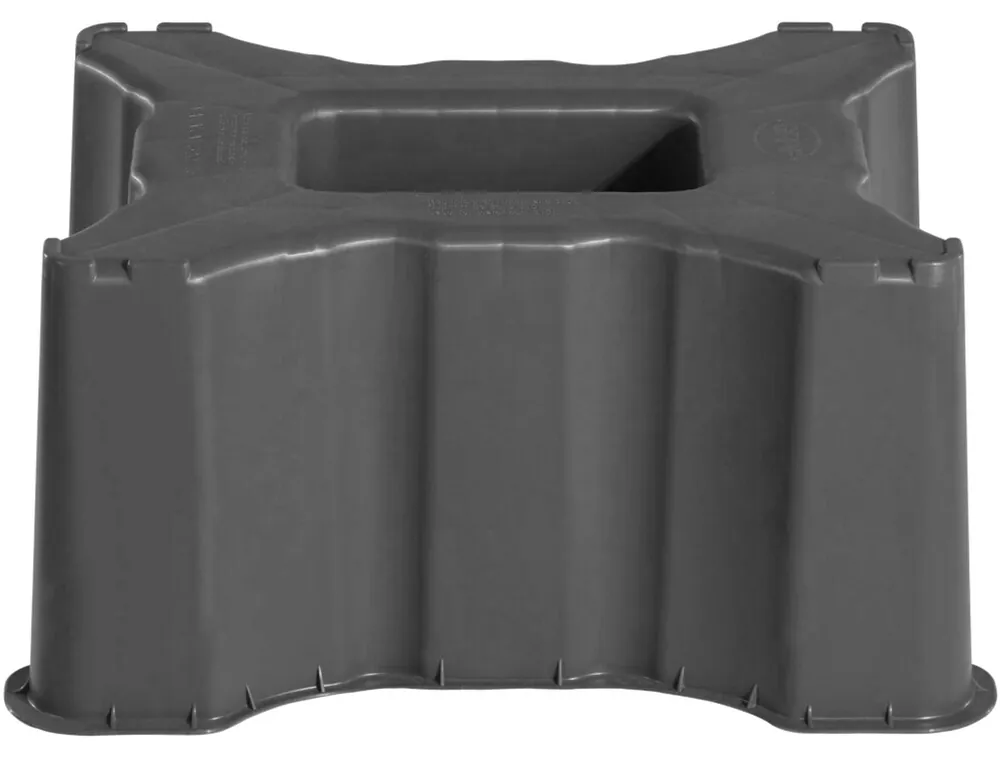 Neue Ware GARANTIA Regentonnen-Unterstand für 300 L Tonne eckig, graphite grey