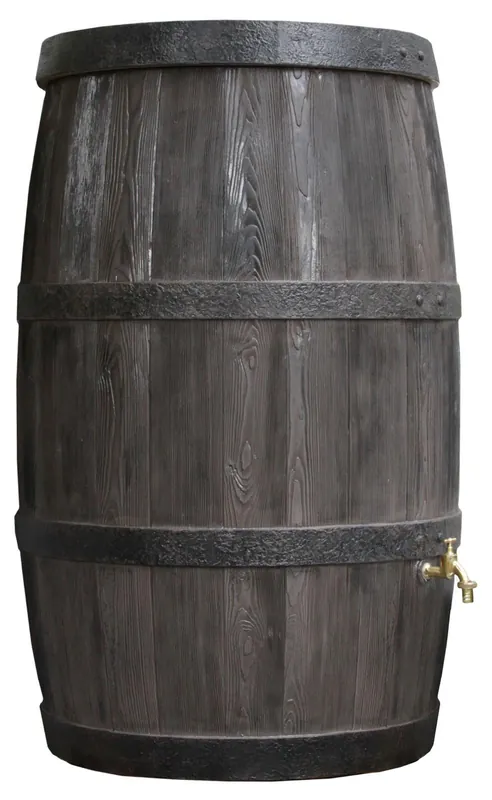Super-Preis Regentonne Regenfass BURGUND 500 Liter braun