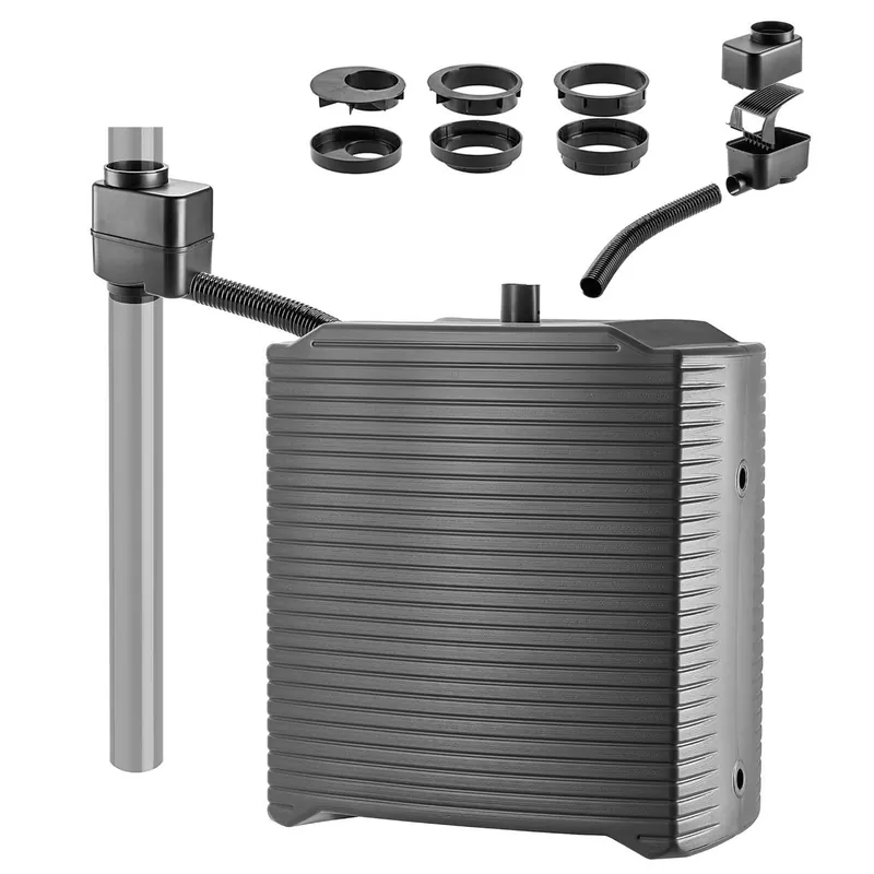 Beliebt KADAX Regentonne, Modulregenwassertank für Garten, Wetterbeständiger Regenfass 126 Liter (Anthrazit + Sammler)