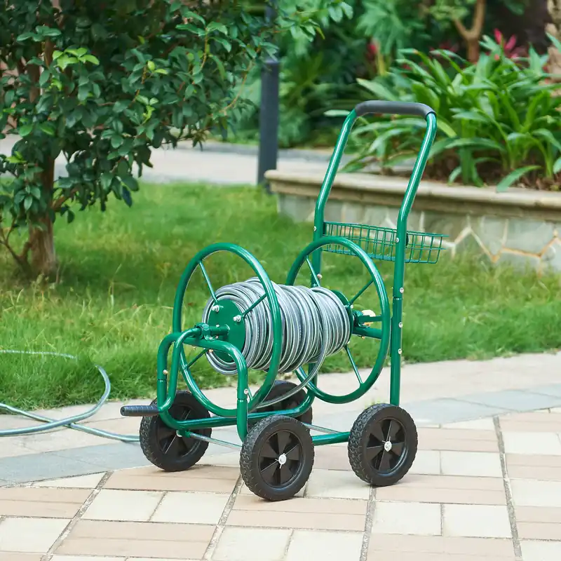 Schlauchwagen ‘Pescaza‘ für Schläuche von 70 m (3/4") Metall 86 x 44 x 95 cm Grün Preisreduziert