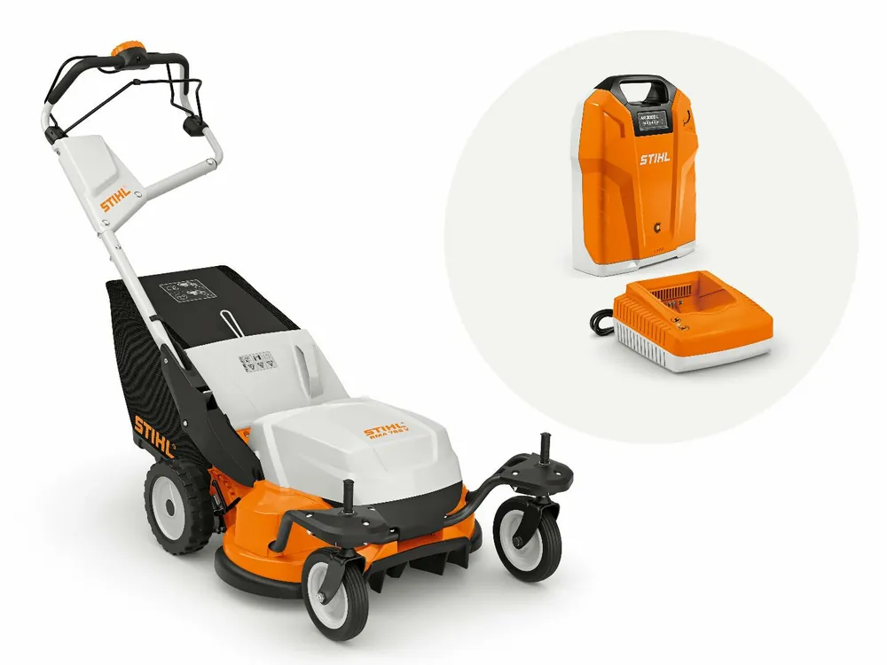 Garantierte Lieferung Stihl STIHL RMA 765 V Set AR 3000 L + AL 501
