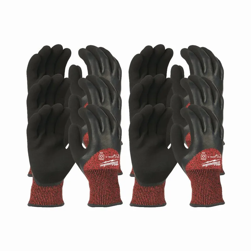 Sonderaktion Milwaukee Milwaukee Kälte-Schnittschutzhandschuhe Klasse 3/C (Größe 9 (L) 12er Pack)
