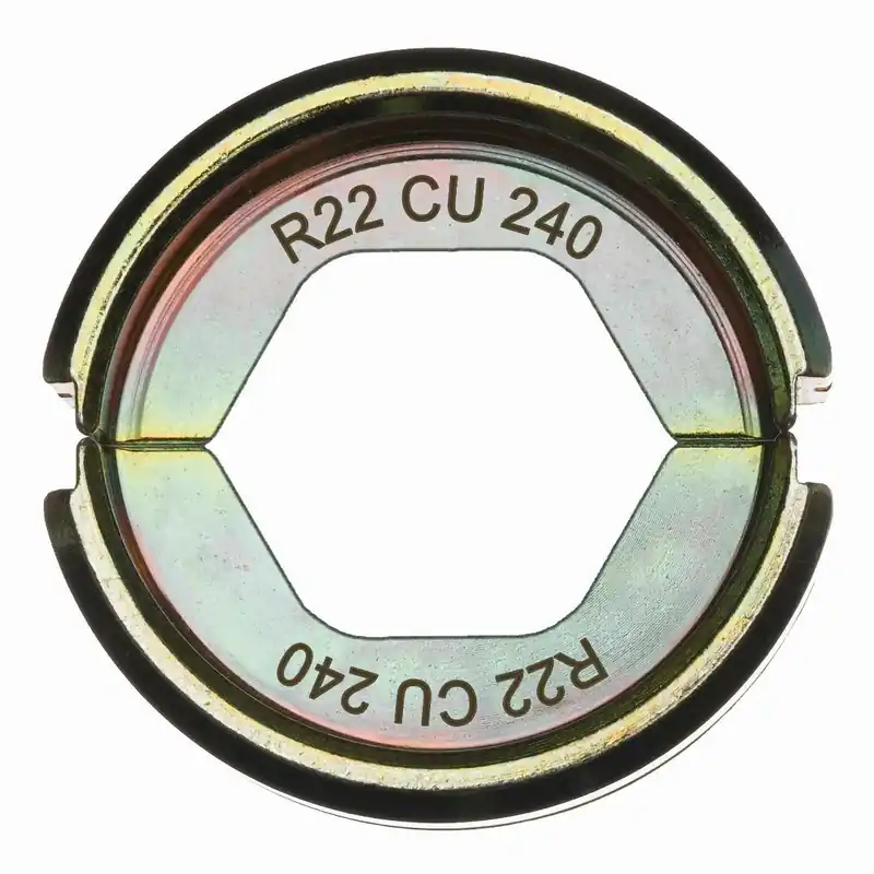 Milwaukee Milwaukee Presseinsatz für hydraulisches Akku-Presswerkzeug (R22 Cu 240 für Standard Rohrkabelschuh) Highlight