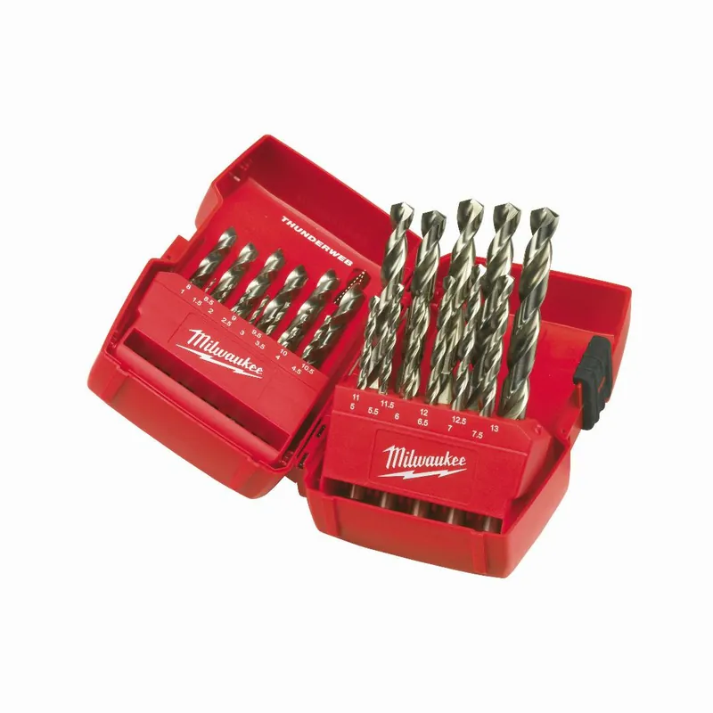 Bestseller Milwaukee Milwaukee Metallbohrerkassette HSS-G THUNDERWEB DIN 338 (HSS-G 25-tlg. Kassette)