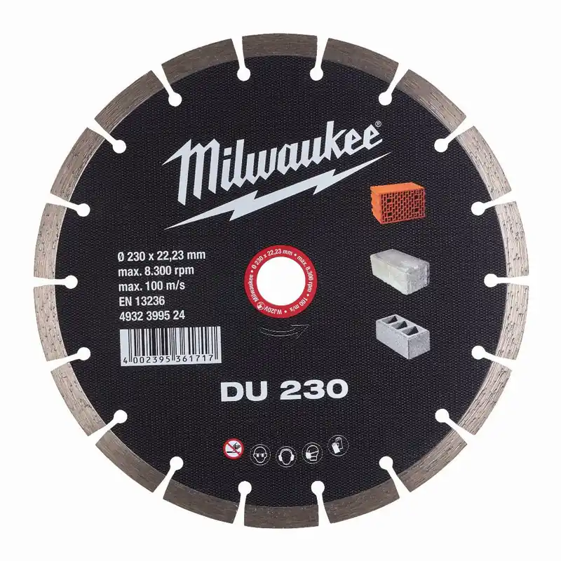 Beliebt Milwaukee Milwaukee Diamanttrennscheibe DU 230 mm (Universal)