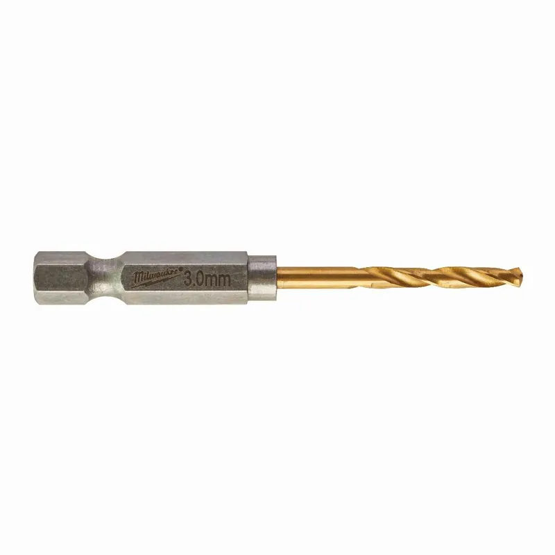 Milwaukee Milwaukee SHOCKWAVE Metallbohrer HSS-G RED HEX Titan 1/4 " 10er Pack (3,0 x 65 mm) Günstig