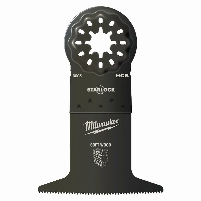 Solange Der Vorrat Reicht Milwaukee Milwaukee Multitool Starlock Tauchsägeblatt für Schnitte in Holz (65 x 42 mm)